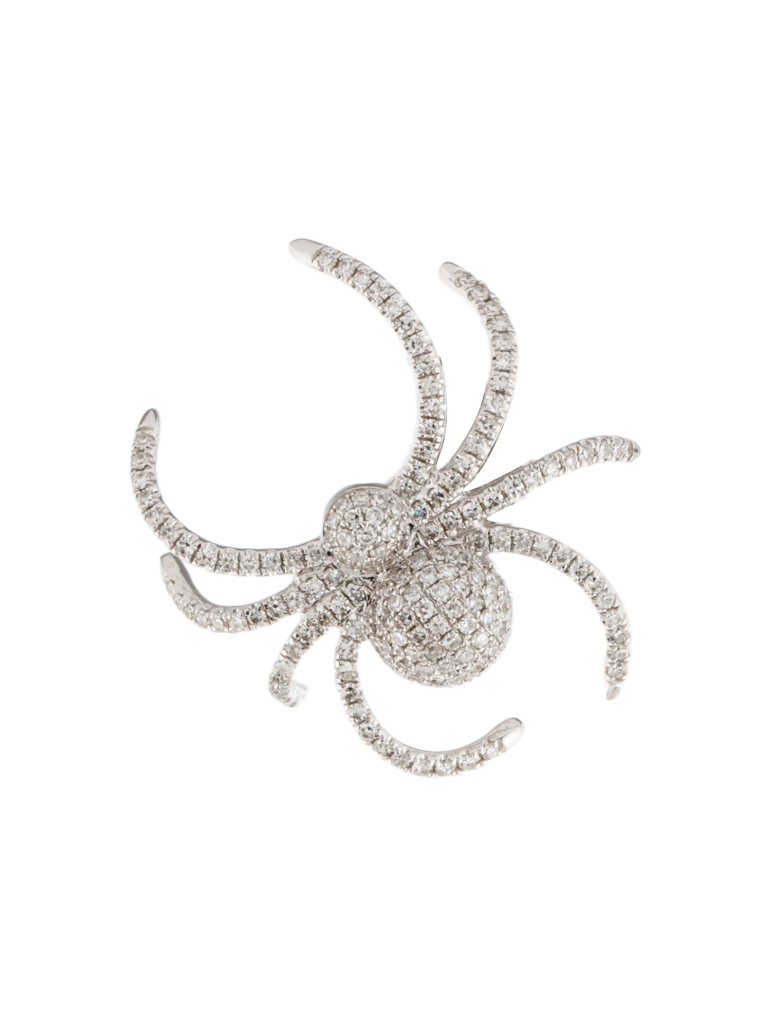 Samira 13 14K Diamond Spider Single Earring