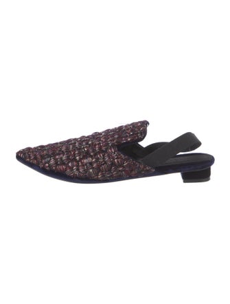 Sanayi 313 Patterned Slingback Flats