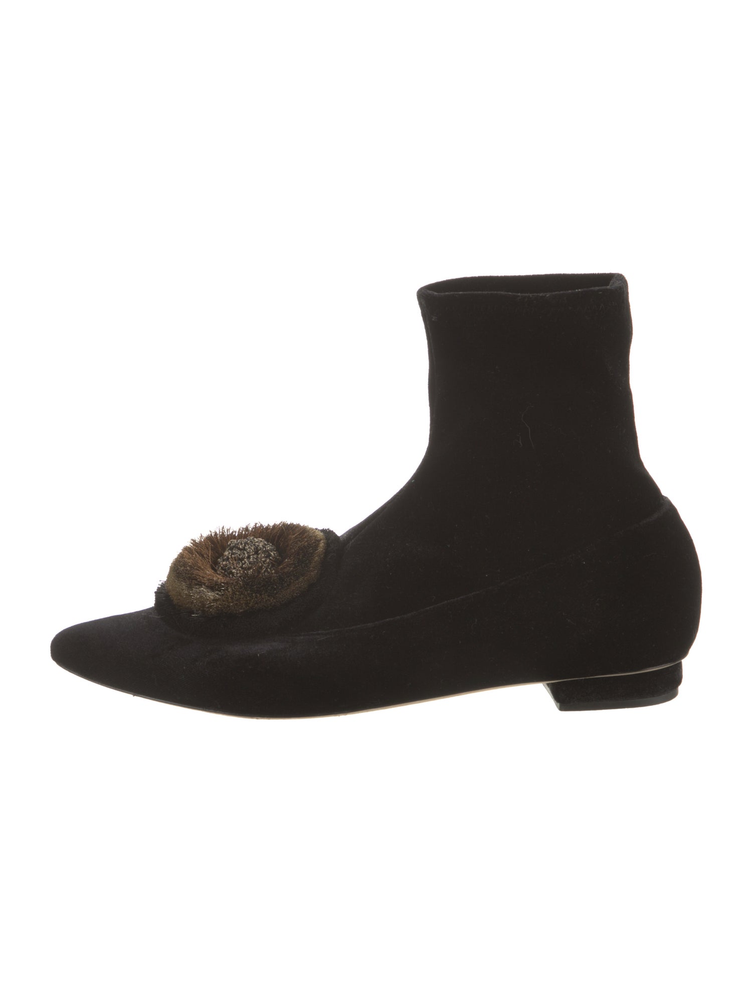 Sanayi 313 Velvet Animal Print Sock Boots