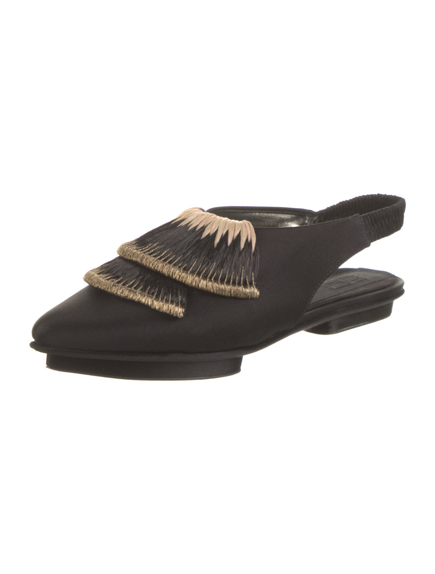 Sanayi 313 Satin Slingback Flats
