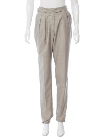 Sandra Mansour Mid-Rise Straight-Leg Pants