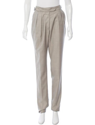 Sandra Mansour Pants Mid-Rise Straight-Leg Us2, It38 | XS