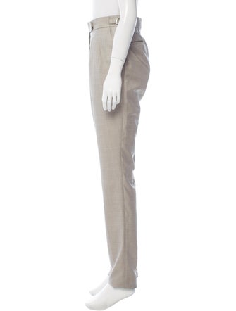 Sandra Mansour Mid-Rise Straight-Leg Pants