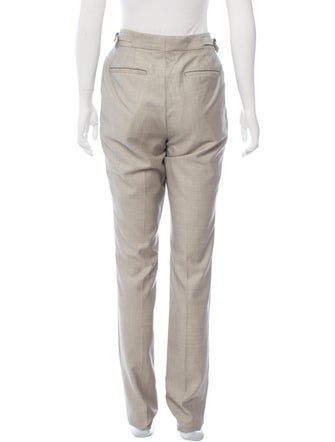 Sandra Mansour Mid-Rise Straight-Leg Pants