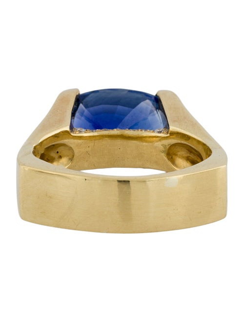 Sasha Samuels 18K 6.02ct Sapphire & Diamond Engagement Ring