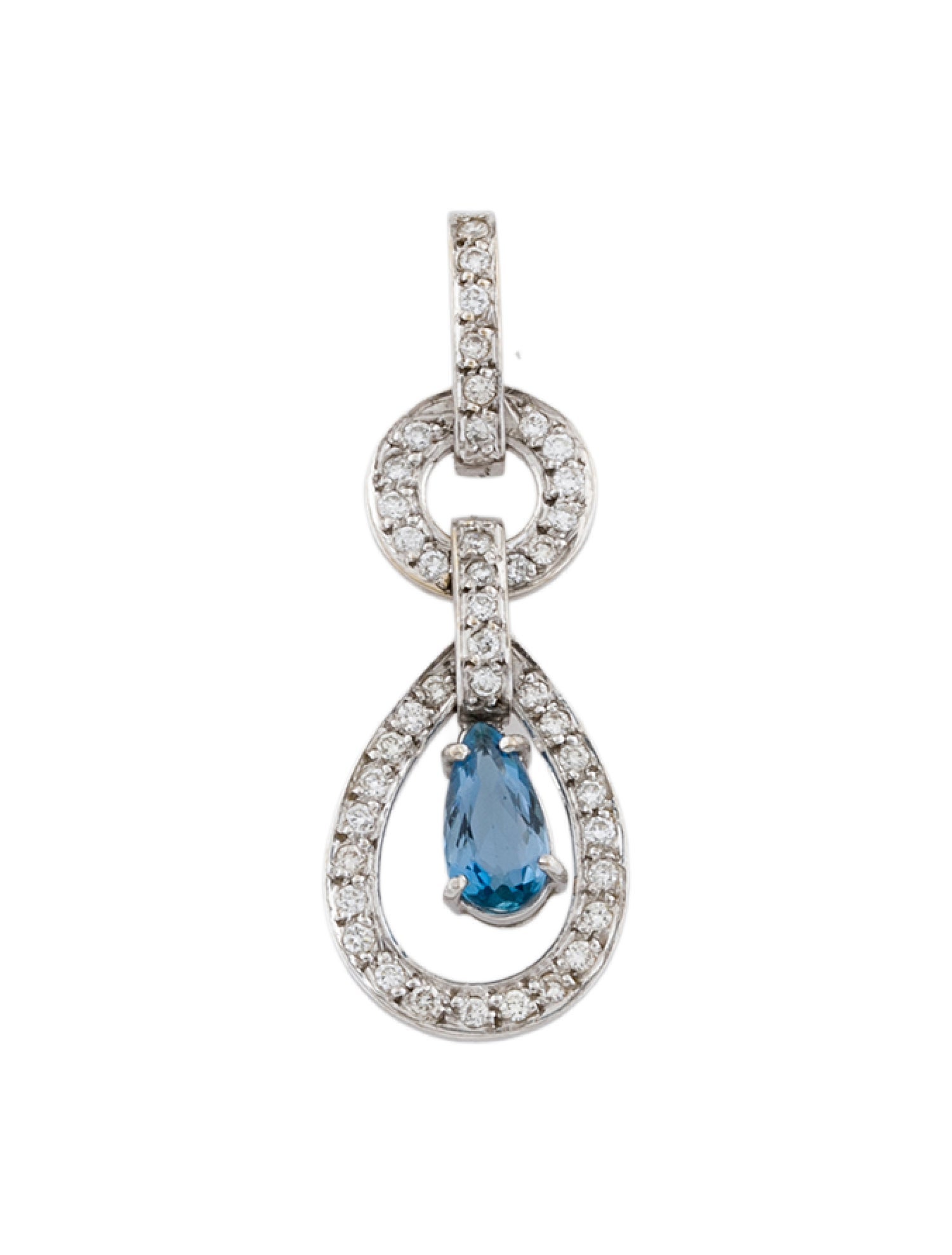 Sauer Aquamarine & Diamond Pendant