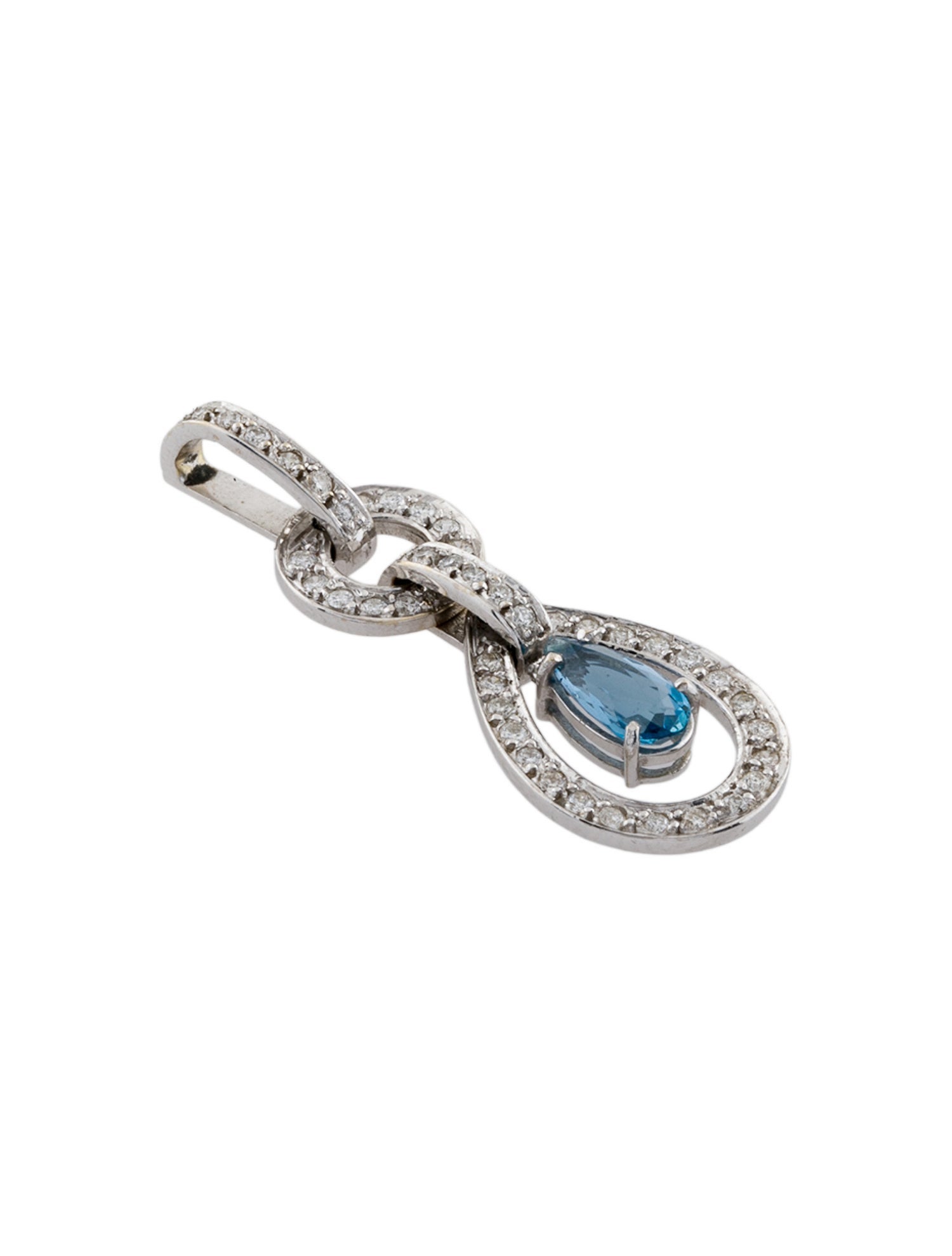Sauer Aquamarine & Diamond Pendant