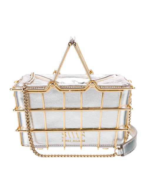 SAVAS Leather Top Handle Bag