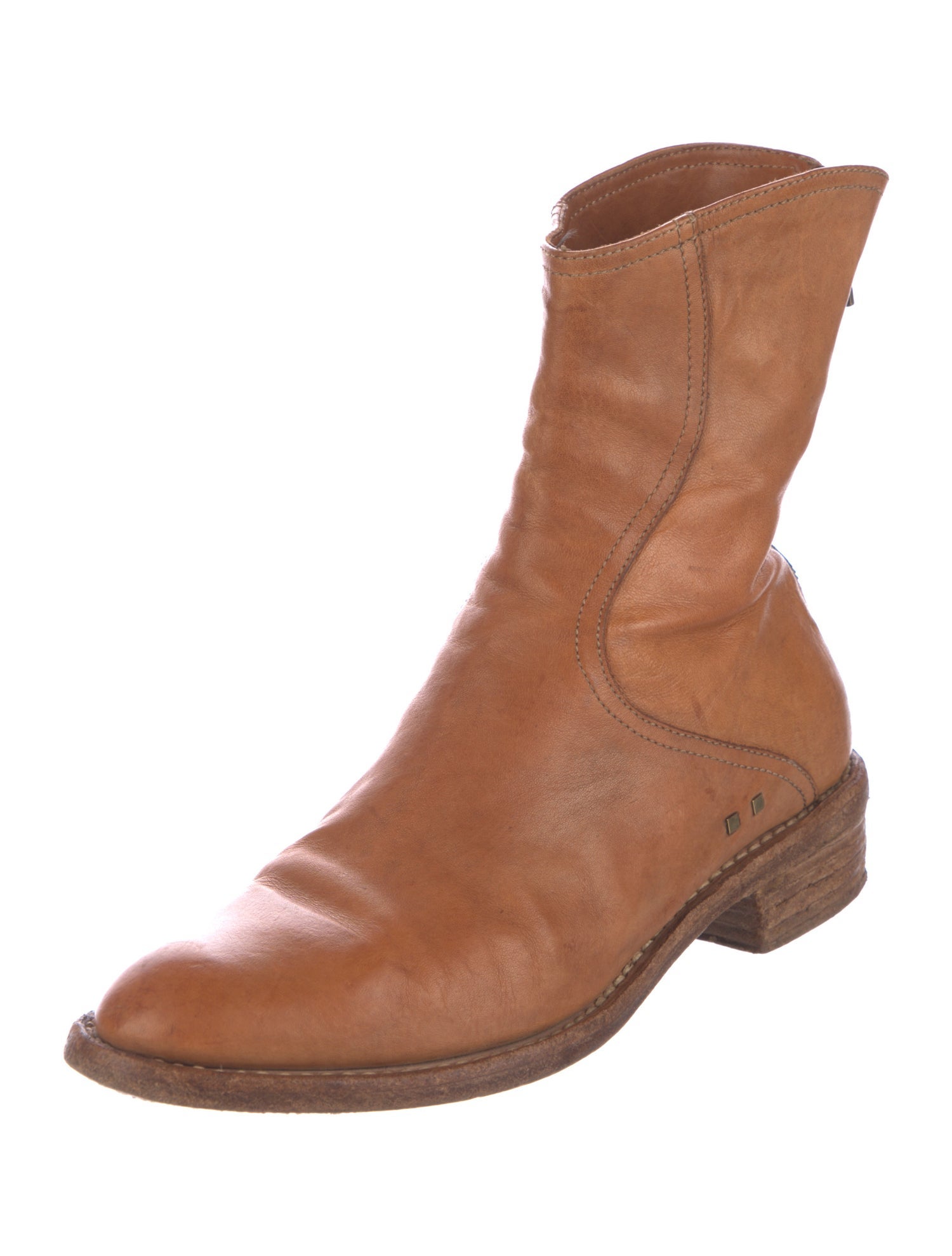 SAVAS Leather Moto Boots