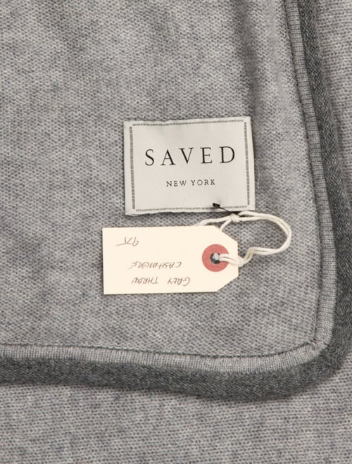 Saved NY Cashmere Throw Blanket