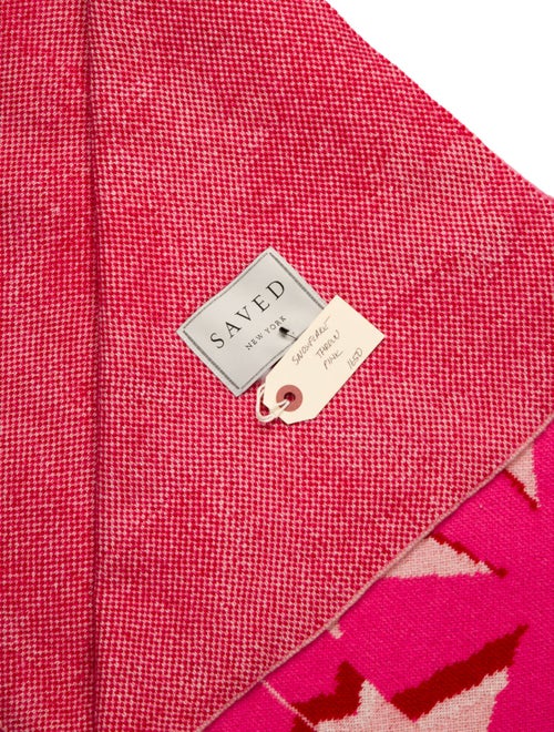 Saved NY Cashmere Snowflakes Throw Blanket