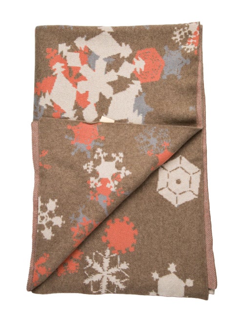 Saved NY Cashmere Snowflake Throw Blanket