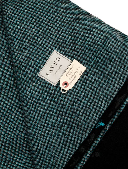 Saved NY Cashmere Snowflakes Throw Blanket