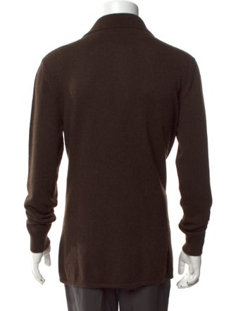 Saved NY Collar Long Sleeve Polo Sweater