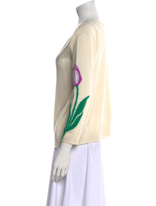 Saved NY Printed V-Neck Sweater