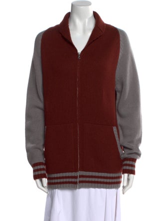 Saved NY Cashmere Colorblock Pattern Sweater