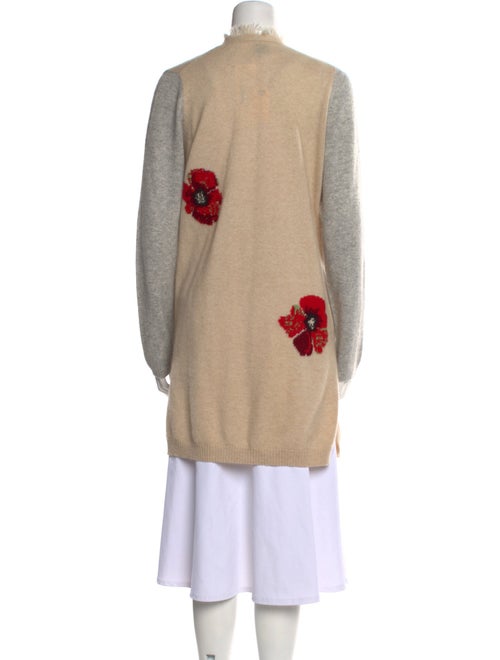 Saved NY Cashmere Floral Print Sweater