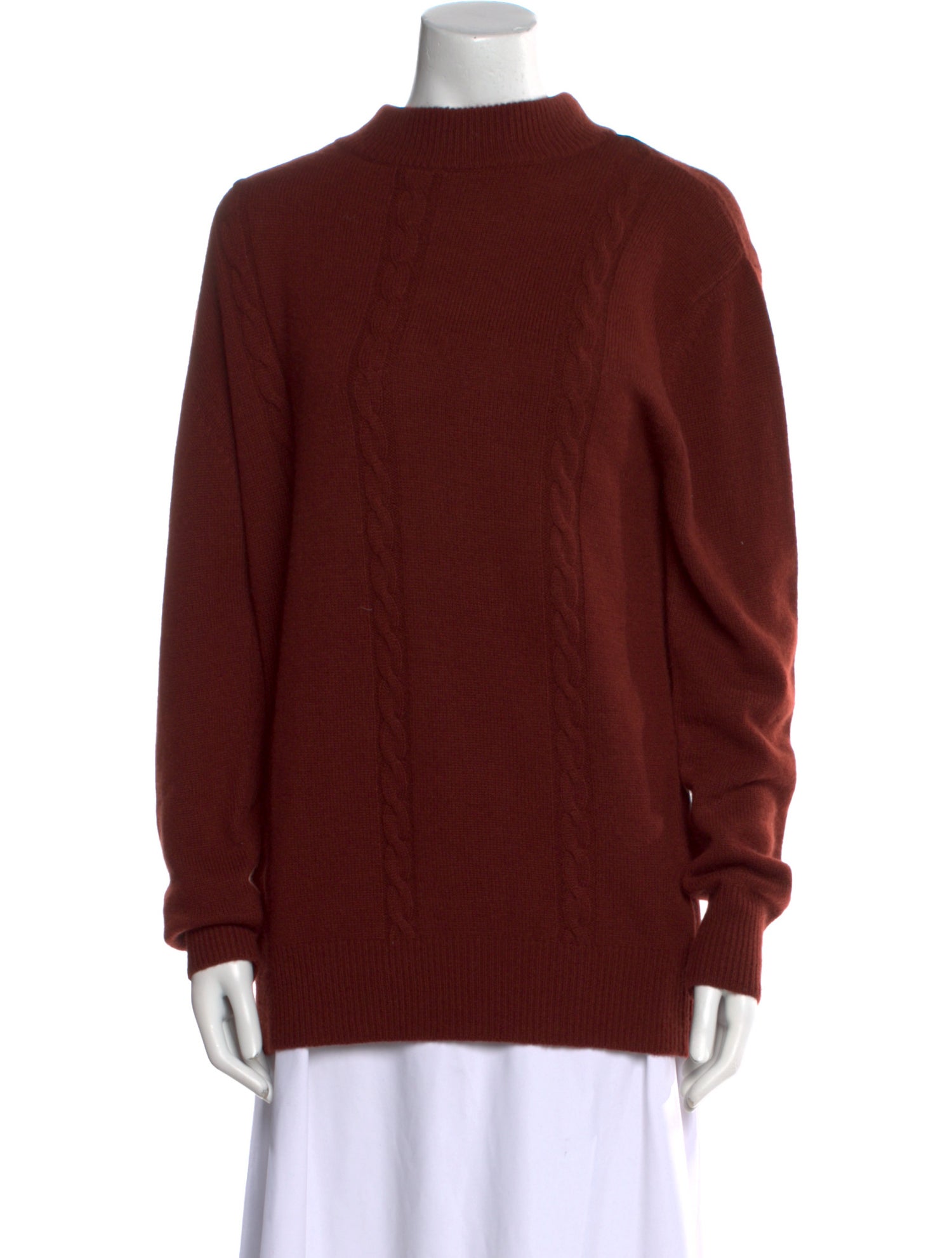 Saved NY Cashmere Mock Neck Sweater