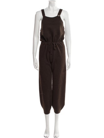 Saved NY Square Neckline Jumpsuit