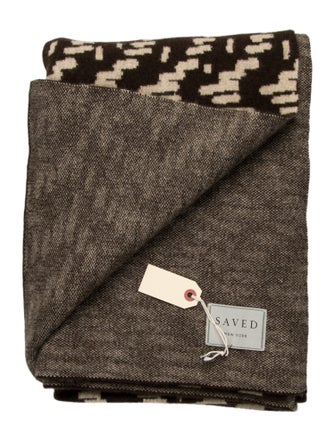 Saved NY Irving Cashmere Throw Blanket