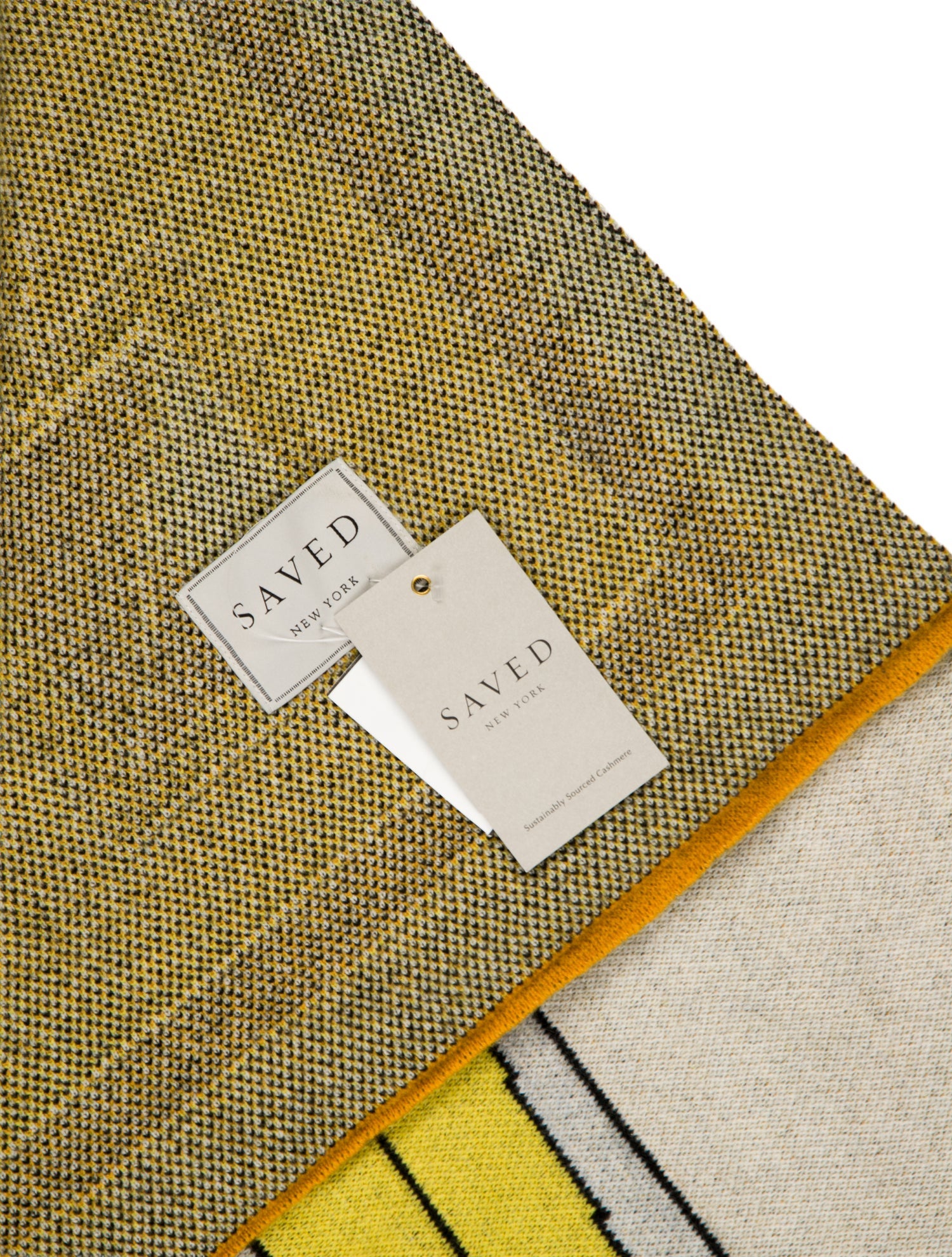 Saved NY DNR Sunburst Mongolian Cashmere Throw w/ Tags