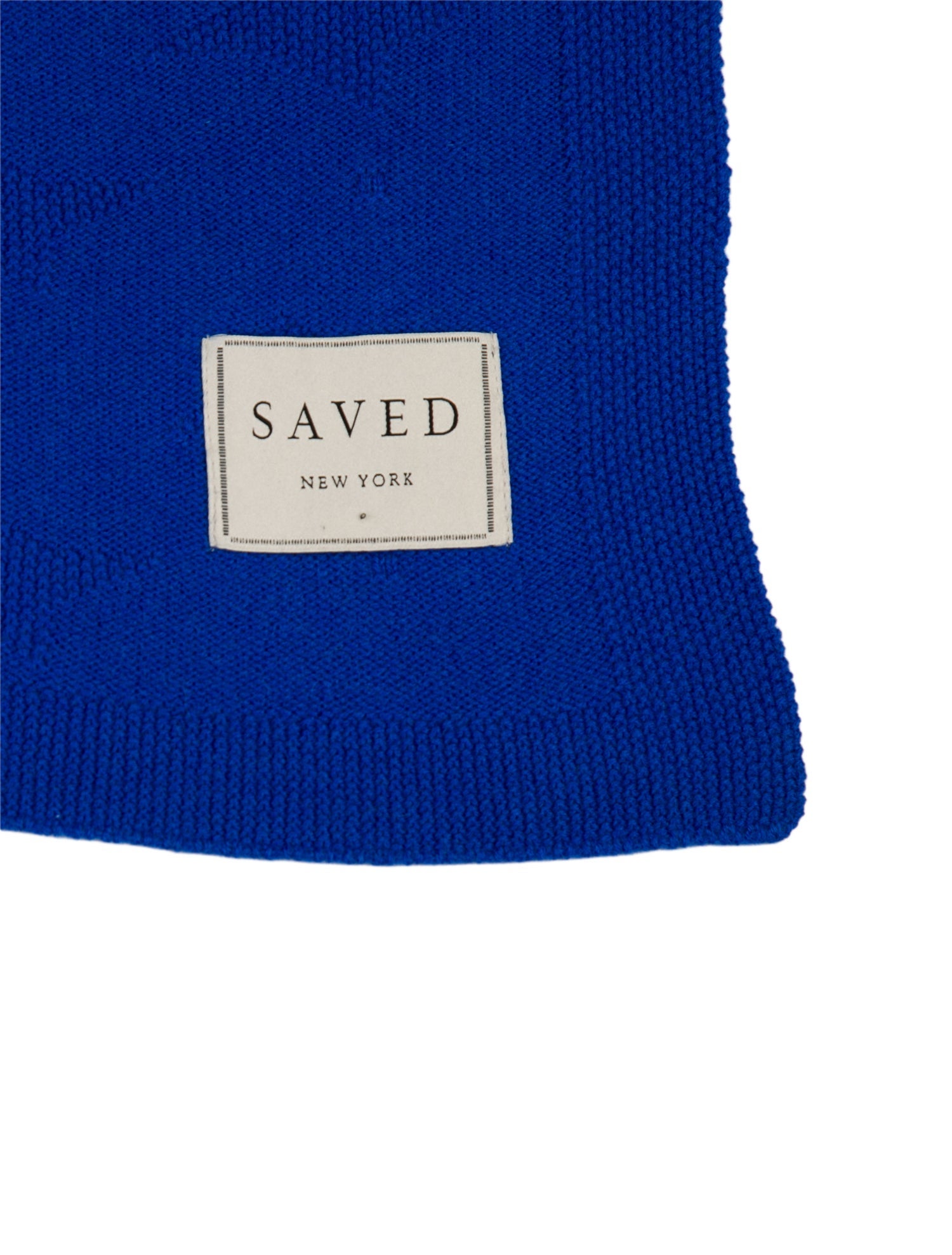 Saved NY Cashmere Knit Throw Blanket