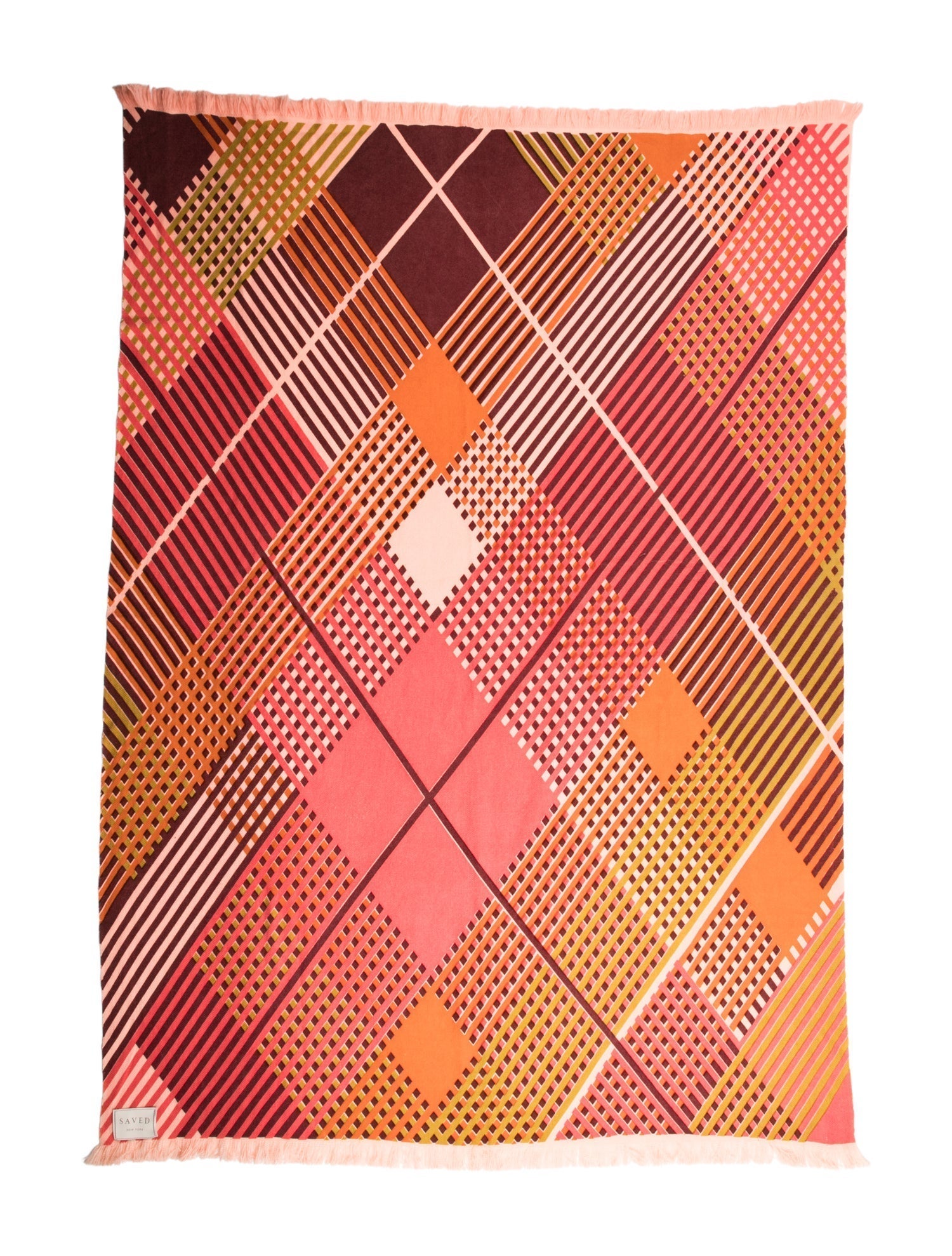 Saved NY Cashmere Throw Blanket
