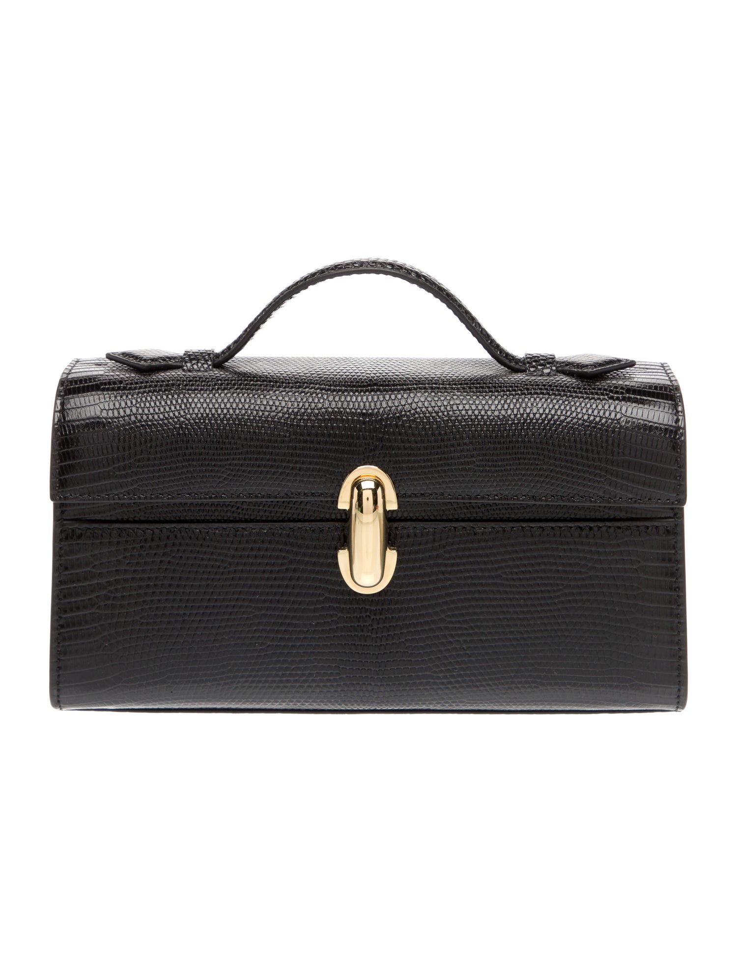 Savette Lizard Top Handle Bag