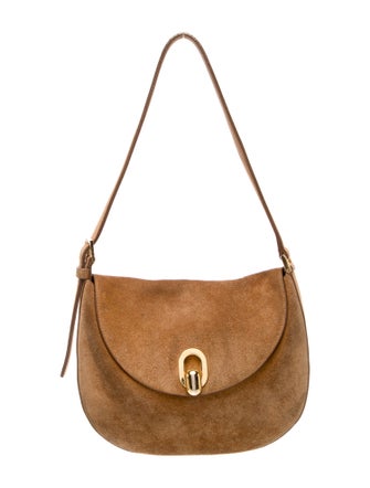 Savette Suede Shoulder Bag