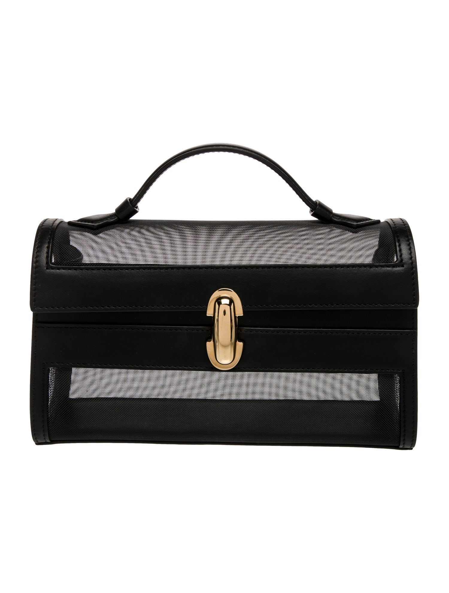 Savette Leather Mesh Symmetry Pochette