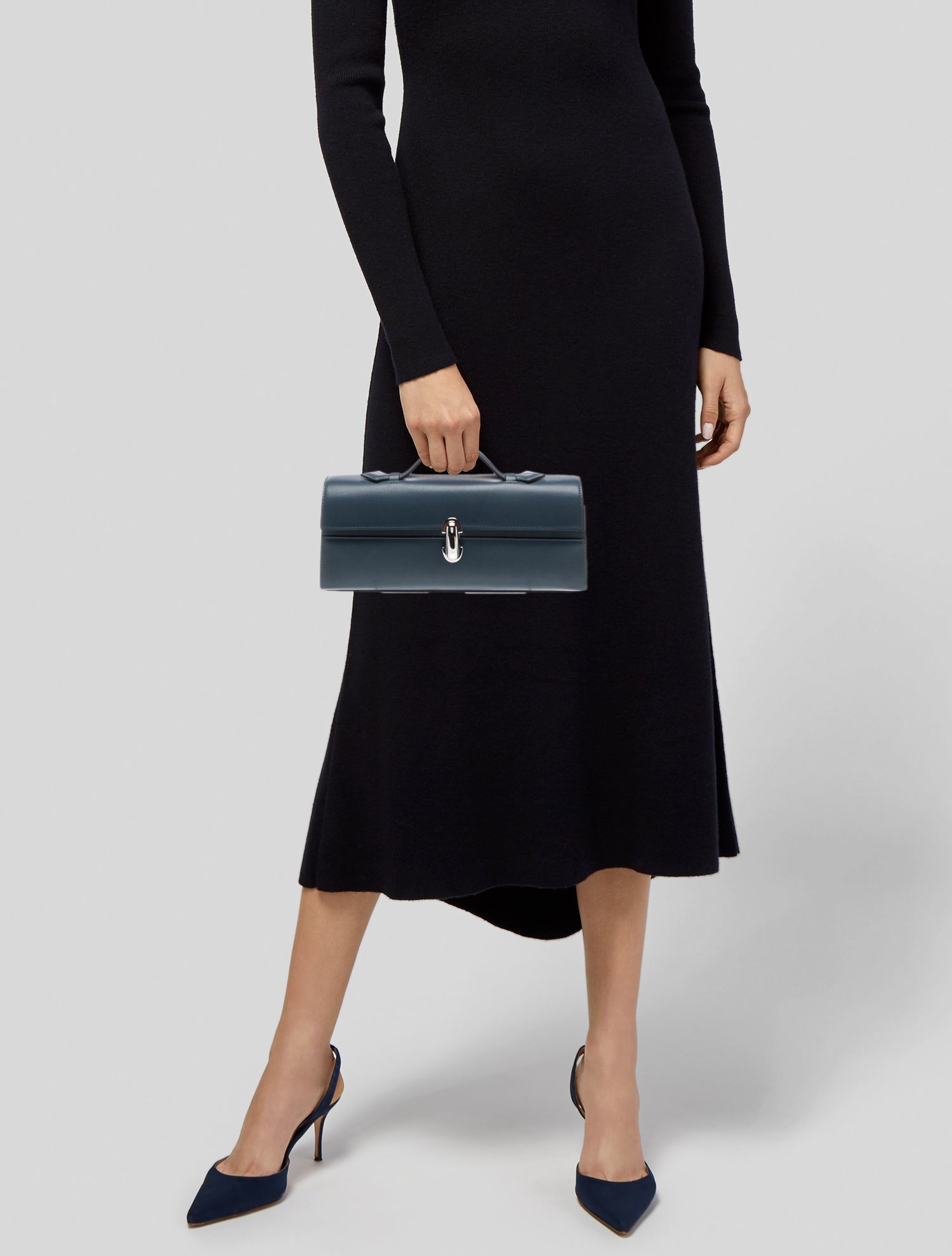 Savette Leather Slim Symmetry Pochette