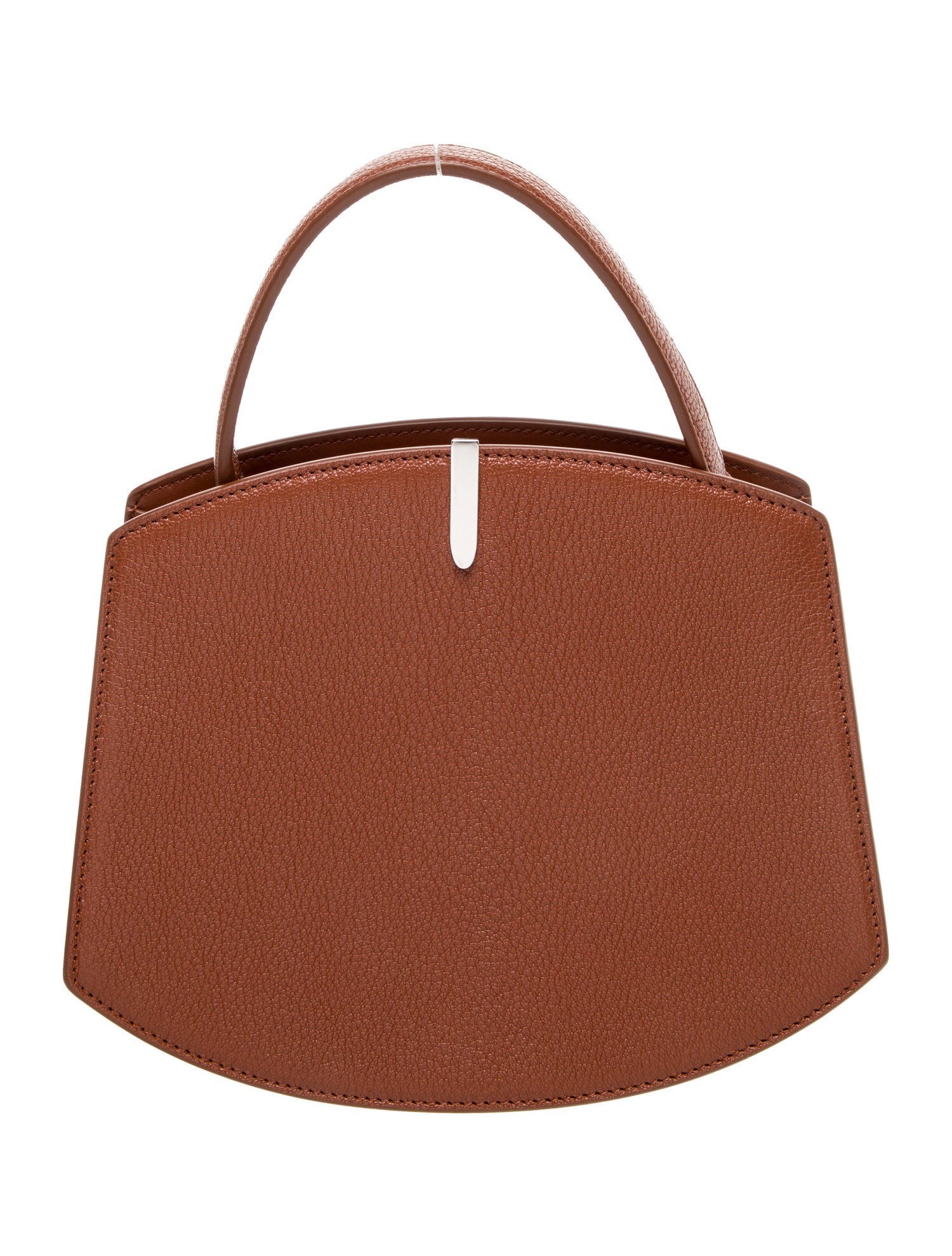 Savette Leather Top Handle Bag