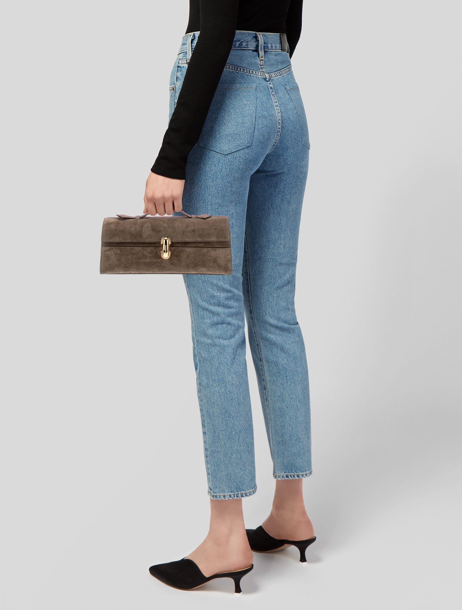 Savette Suede Symmetry Pochette