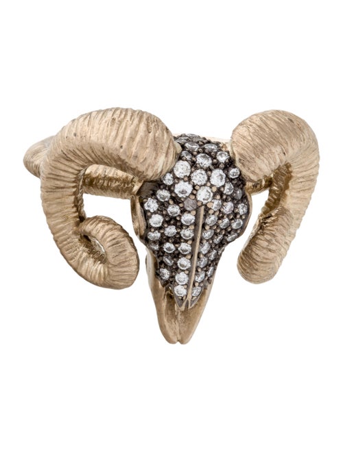 Solange Azagury-Partridge 18K Diamond Aries Zodiac