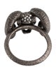 Solange Azagury-Partridge 18K Ruby & Diamond Ram Skull Cocktail Ring