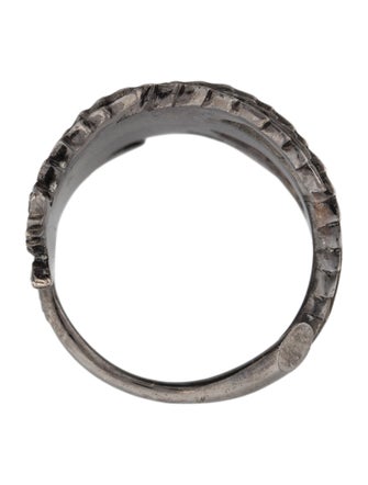 Solange Azagury-Partridge 18K Diamond Mary Jane Ring