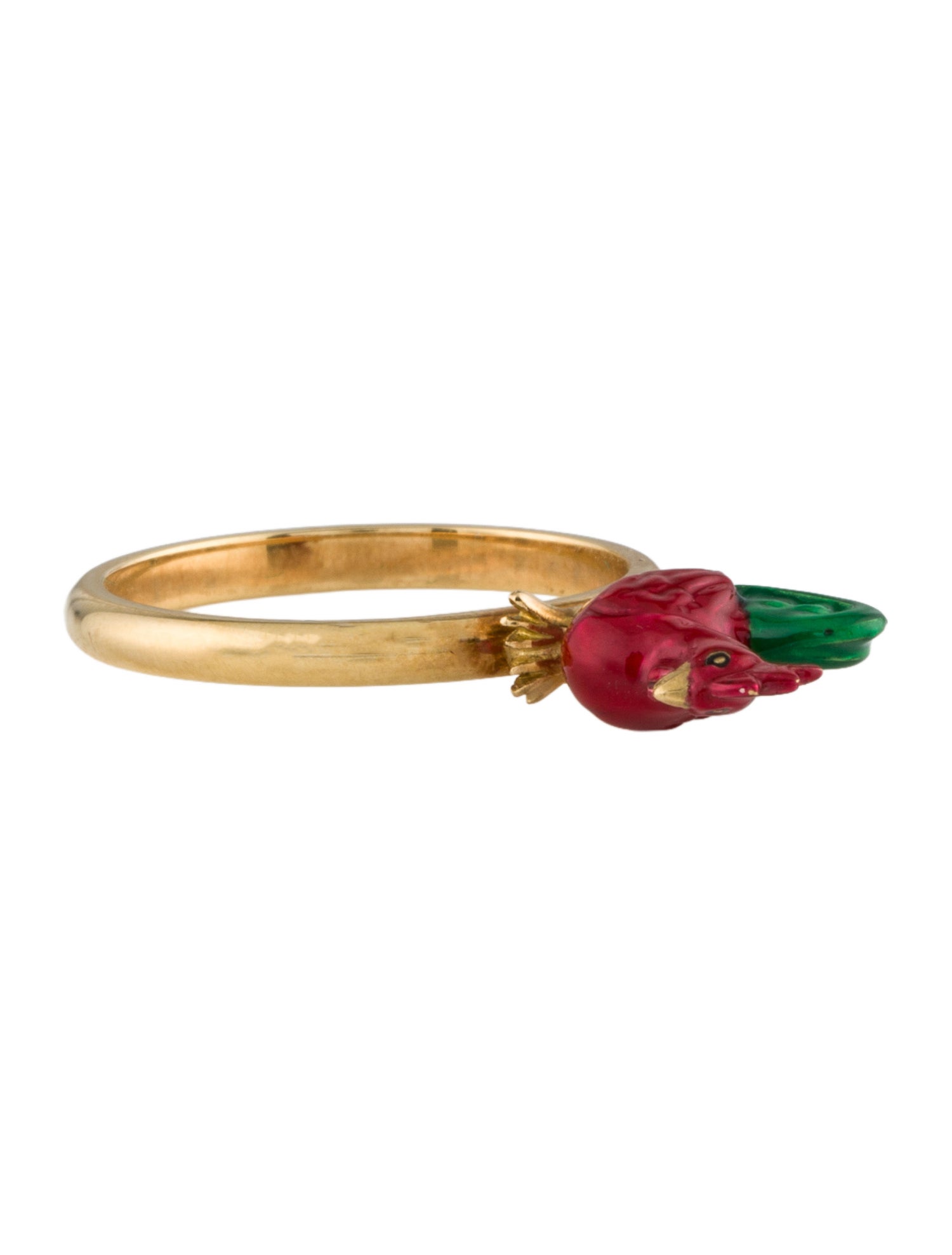 Solange Azagury-Partridge 18K Chinese Zodiac Ring