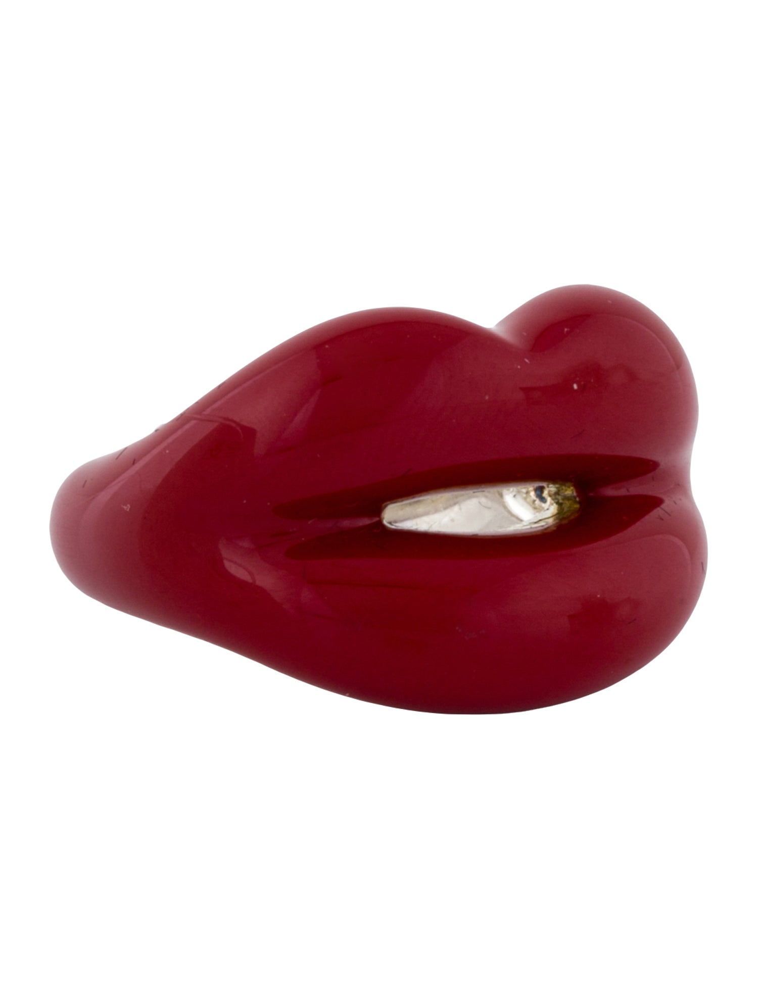 Solange Azagury-Partridge Classic Red Hot Lips Ring