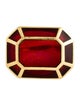 Solange Azagury-Partridge 18K Real Fake Rectangular Enamel Ring
