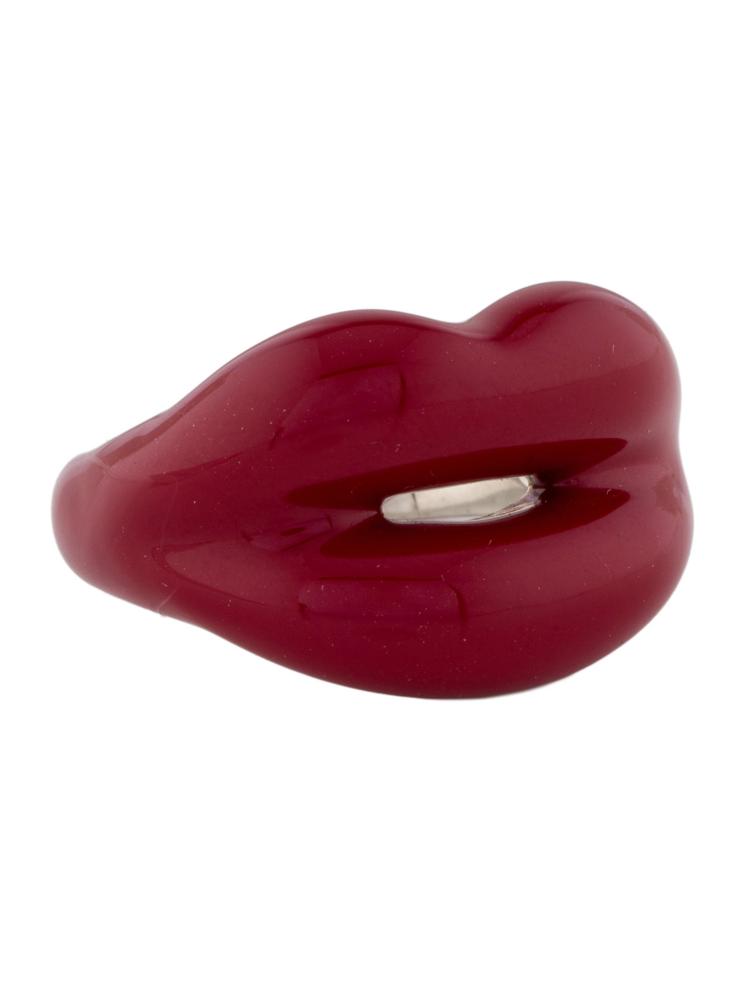 Solange Azagury-Partridge Classic Red Hotlips Ring