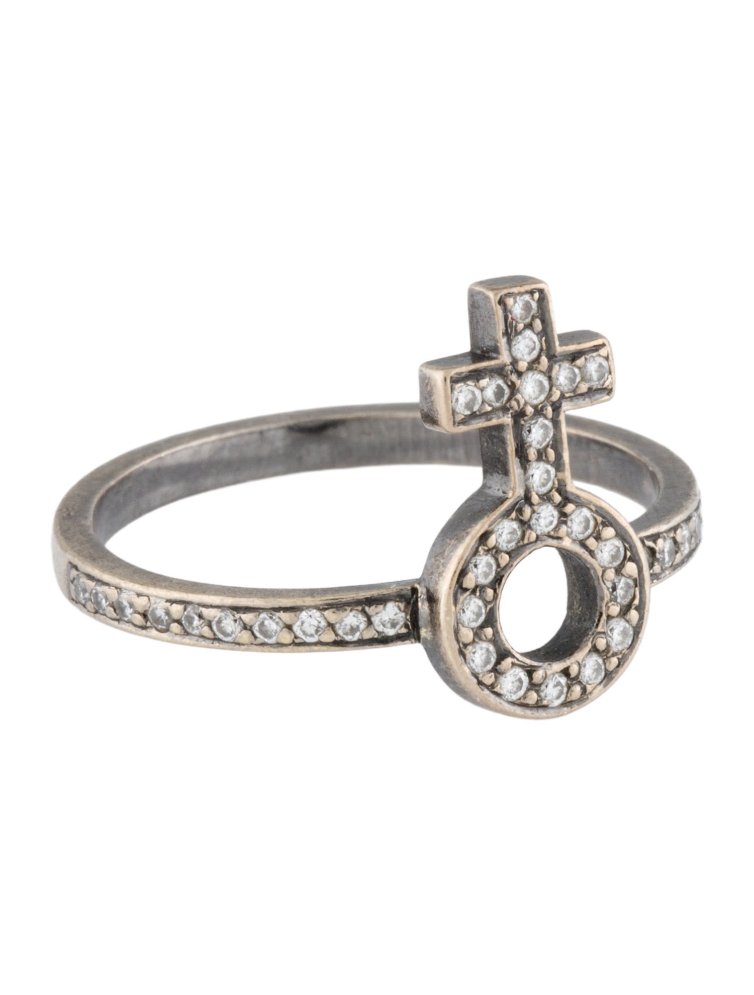 Solange Azagury-Partridge 18K Diamond Venus Ring