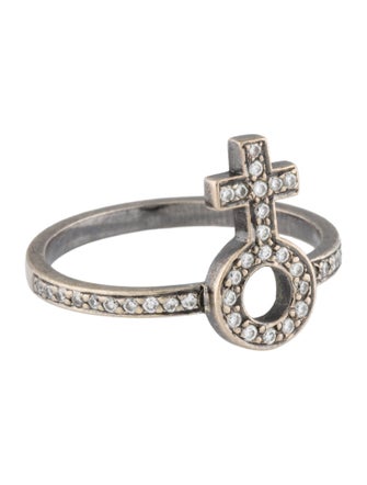 Solange Azagury-Partridge 18K Diamond Venus Ring