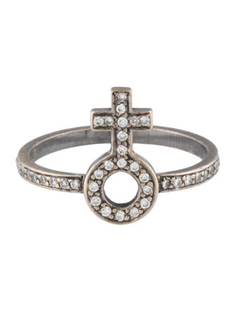 Solange Azagury-Partridge 18K Diamond Venus Ring