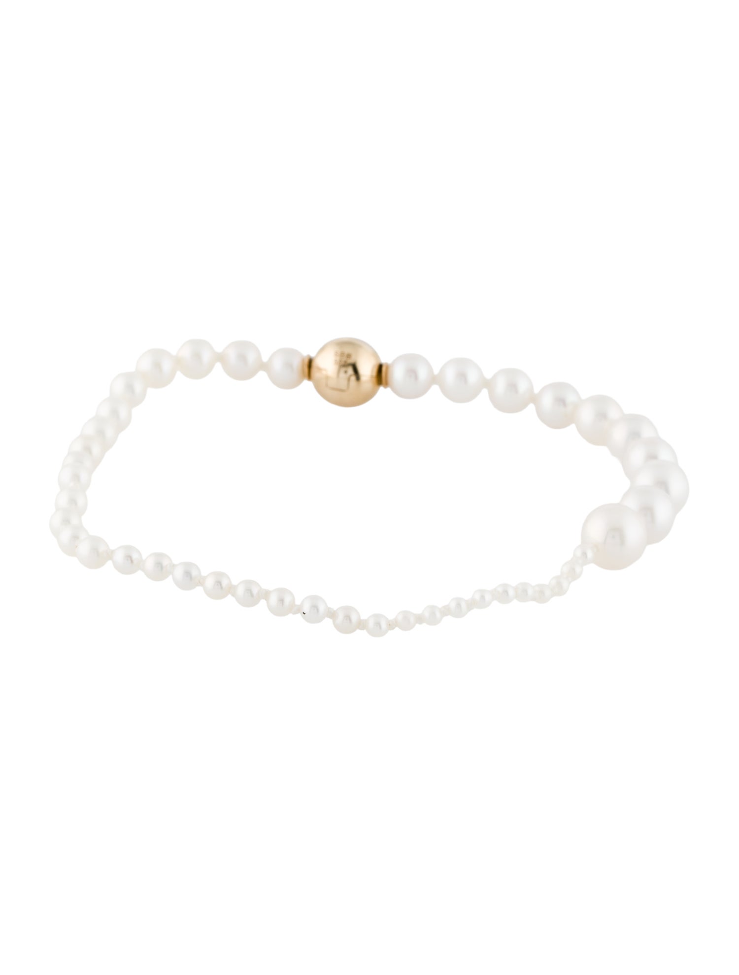 Sophie Bille Brahe 14K Pearl Petite Peggy Bracelet