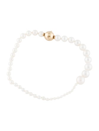 Sophie Bille Brahe 14K Pearl Petite Peggy Bracelet