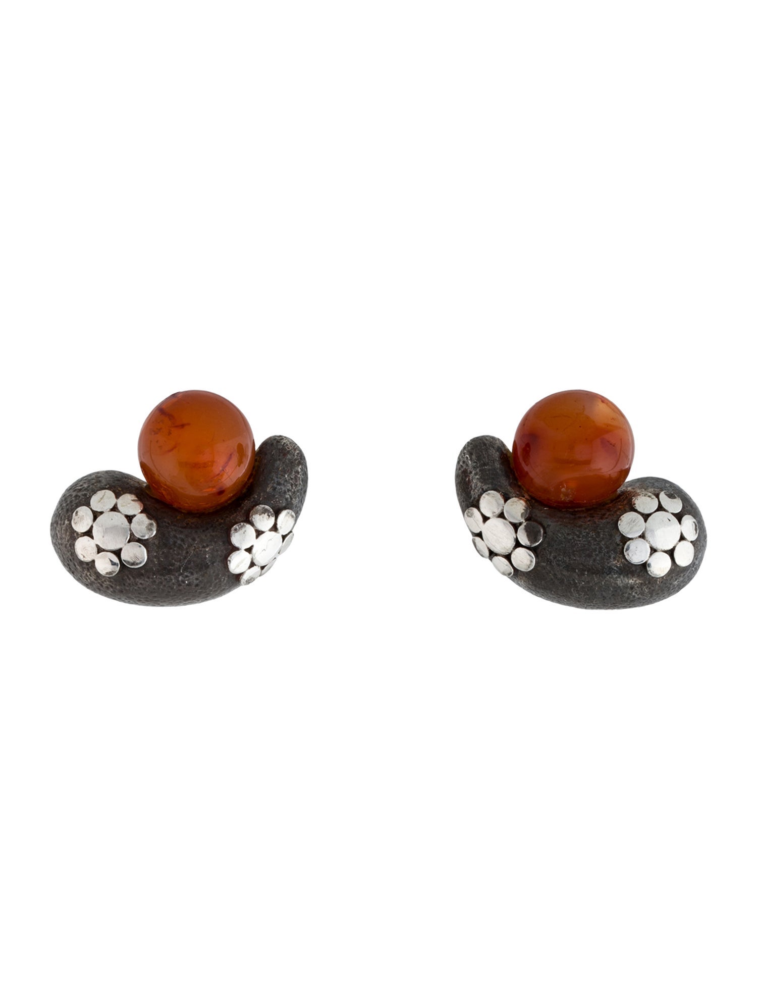 Sorab & Roshi 18K Carnelian Cashew Earrings