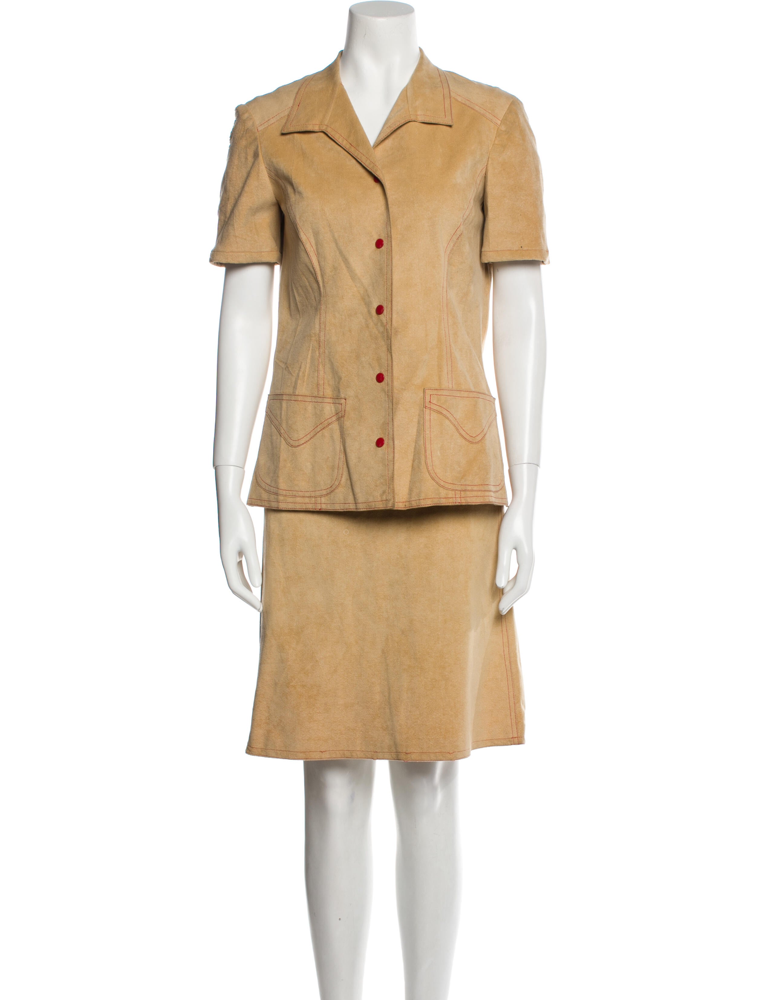 Stephen Burrows Vintage 1970's Skirt Set