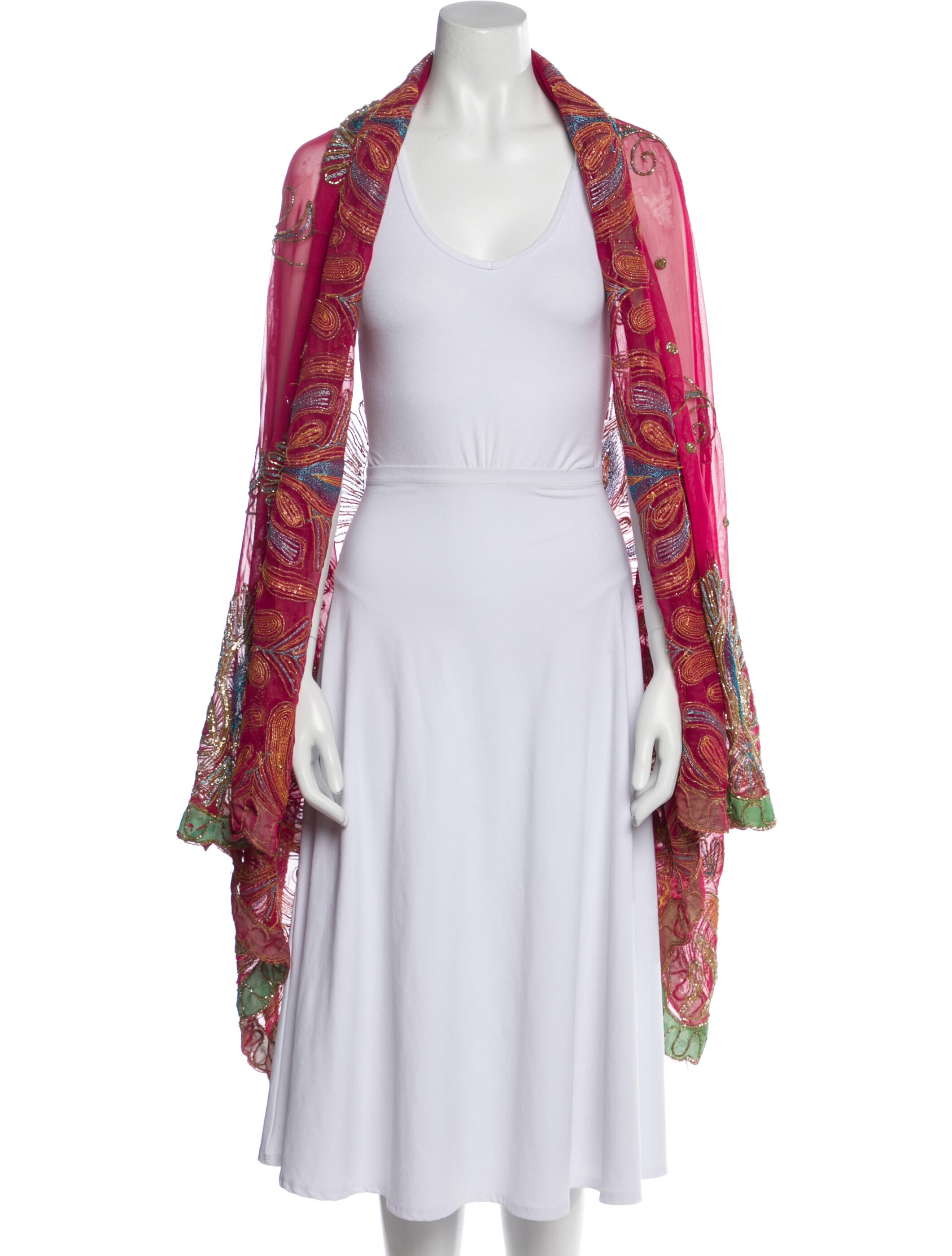 Scarf Paisley Print Pareo