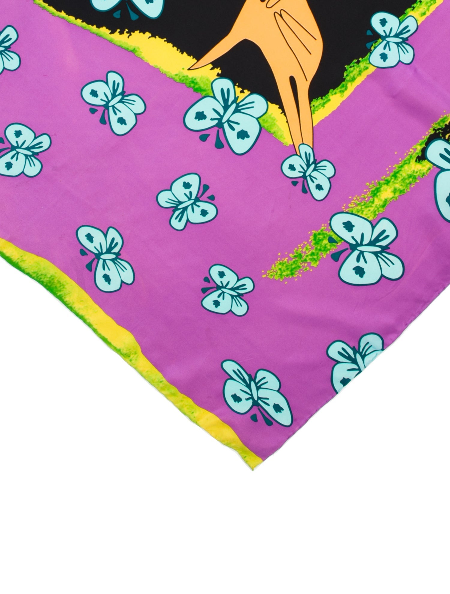 Scarf Silk Floral Print Scarf