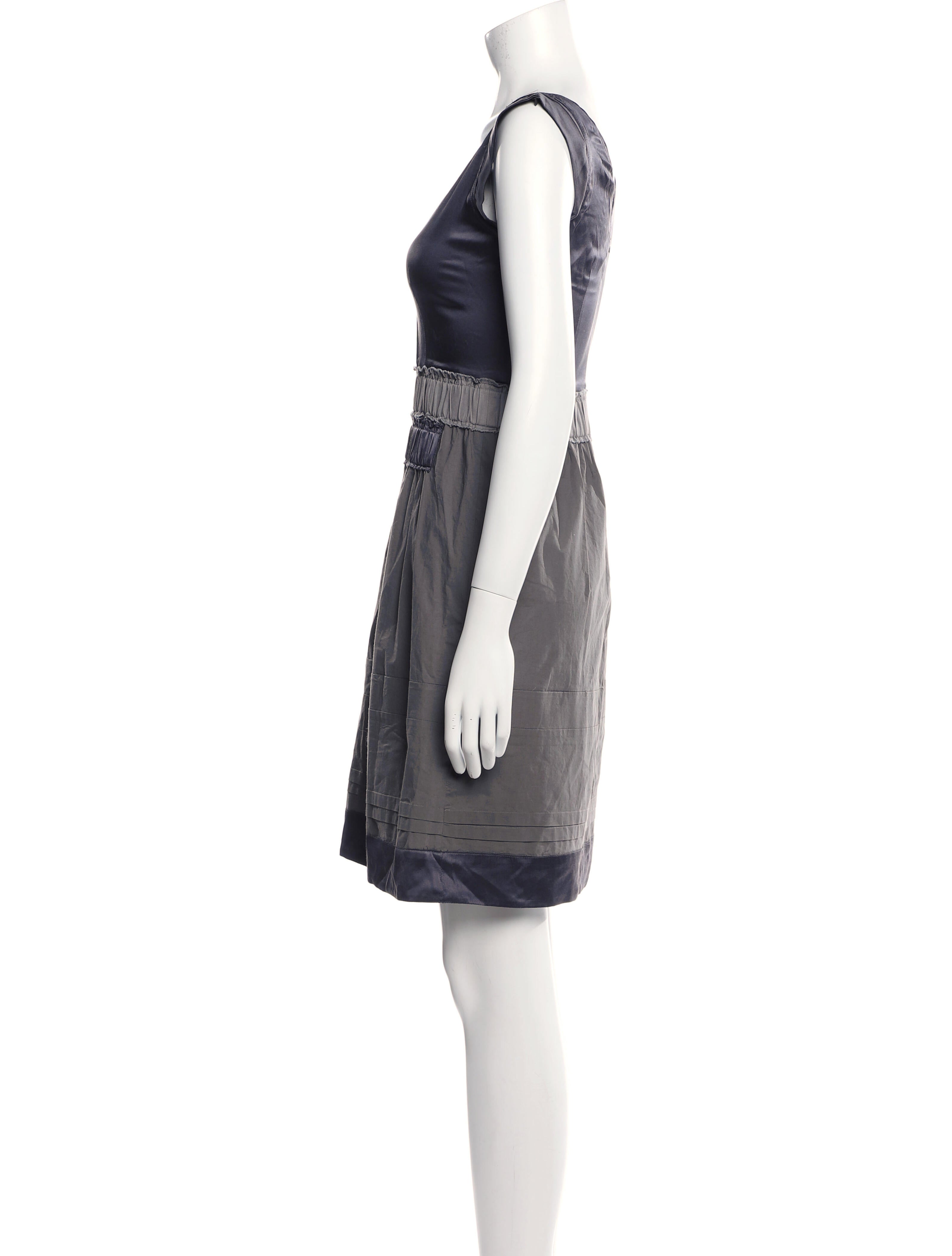 Schumacher V-Neck Mini Dress